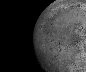 中式岩石黑背景月球 月球-ID:231484891