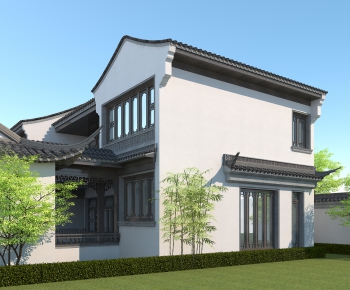 Chinese Style Villa Appearance-ID:729590891