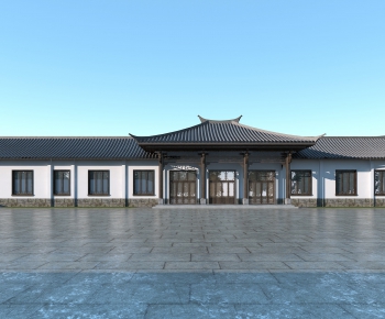 Chinese Style Ancient Architectural Buildings-ID:706233022