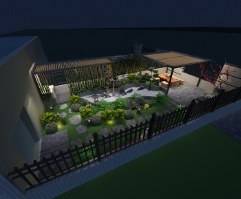 New Chinese Style Courtyard/landscape-ID:263835916