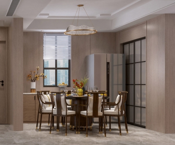 New Chinese Style Dining Room-ID:296411995