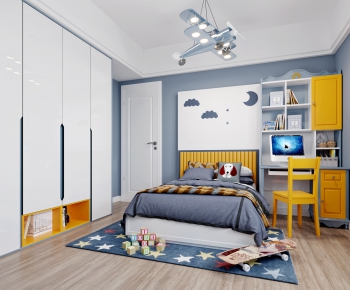 Modern Boy's Room And Son's Room-ID:468699934