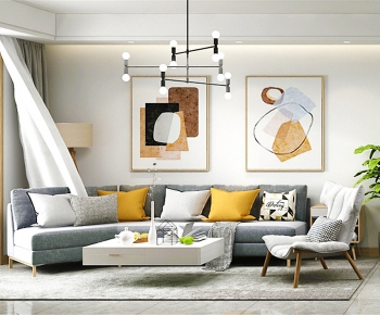 Nordic Style A Living Room-ID:244501117