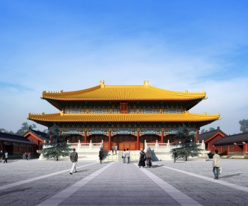 Chinese Style Ancient Architectural Buildings-ID:631290916