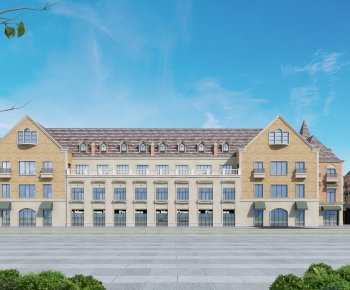 European Style Building Appearance-ID:447999958