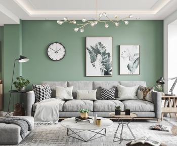 Nordic Style A Living Room-ID:366185901