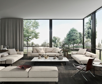 Modern A Living Room-ID:665618903