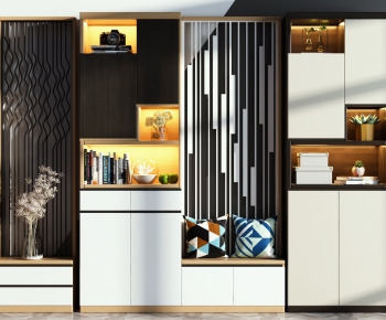 Modern Shoe Cabinet-ID:444673064