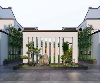 New Chinese Style Garden-ID:679965026