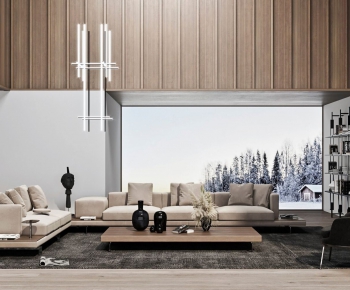 Modern A Living Room-ID:961042881