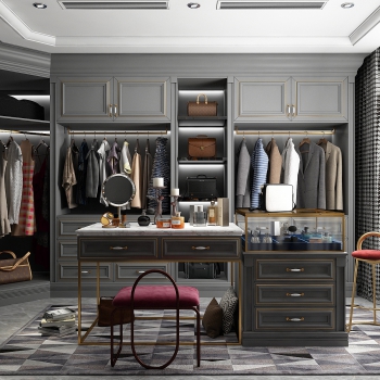 American Style Clothes Storage Area-ID:559664012