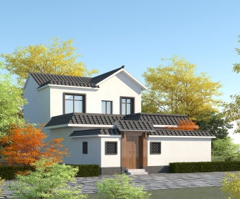 Chinese Style Villa Appearance-ID:568358992