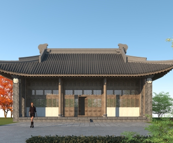 Chinese Style Ancient Architectural Buildings-ID:310174947