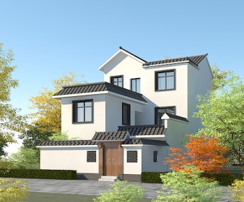 Chinese Style Villa Appearance-ID:189848903