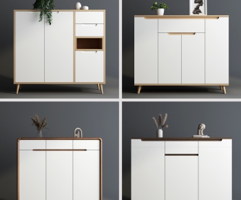 Nordic Style Shoe Cabinet-ID:771800042