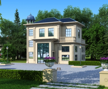 European Style Villa Appearance-ID:153049959