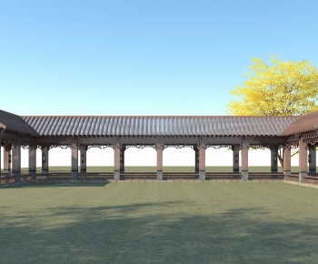 New Chinese Style Building Component-ID:600913054