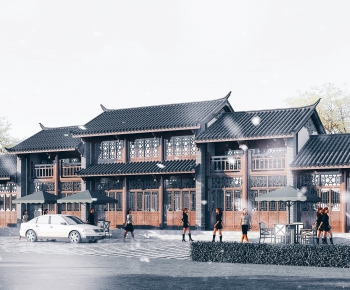 Chinese Style Building Appearance-ID:272630938