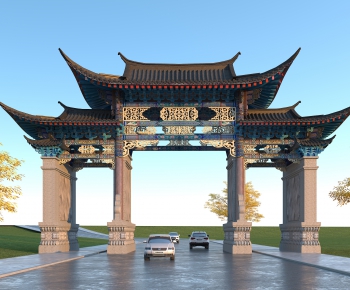 Chinese Style Building Component-ID:962862975
