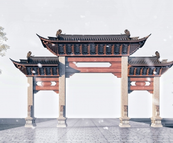 Chinese Style Building Component-ID:831609018