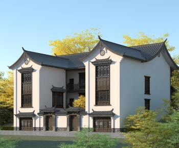 Chinese Style Villa Appearance-ID:354896073
