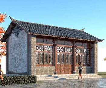Chinese Style Ancient Architectural Buildings-ID:601025106