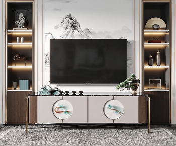 New Chinese Style TV Cabinet-ID:267463927