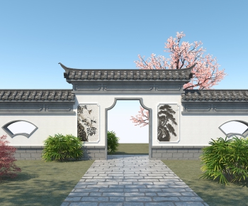 Chinese Style Building Component-ID:142180999