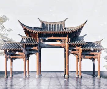 Chinese Style Building Component-ID:680313116