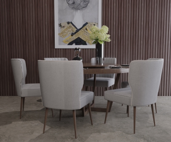 European Style Dining Table And Chairs-ID:137729885