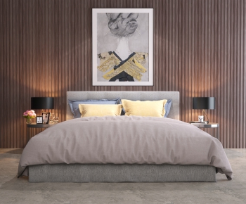 European Style Double Bed-ID:854994069