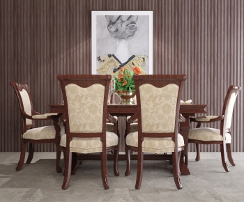 European Style Dining Table And Chairs-ID:622298007