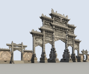 Chinese Style Building Component-ID:919827948