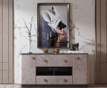 Modern Side Cabinet/Entrance Cabinet-ID:407248028