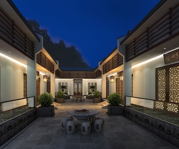 New Chinese Style Villa Appearance-ID:160557993