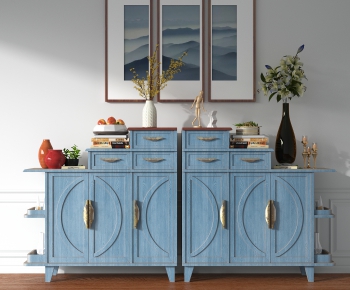 American Style Side Cabinet/Entrance Cabinet-ID:719360114