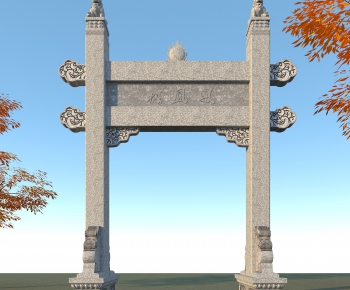 Chinese Style Building Component-ID:891180042