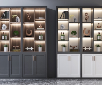 Modern Decorative Cabinet-ID:430439958