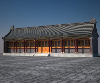 Chinese Style Ancient Architectural Buildings-ID:453562023