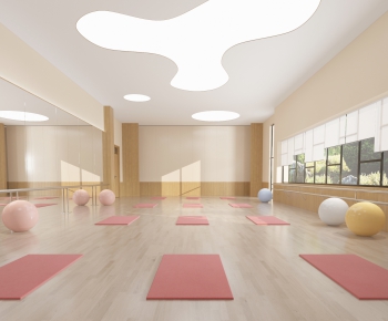 Modern Yoga Room-ID:747237926
