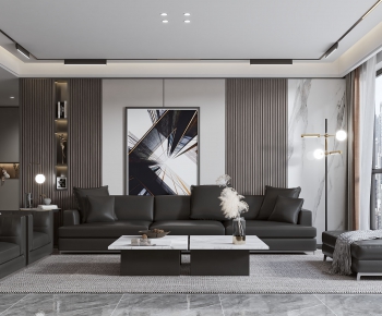 Modern A Living Room-ID:629816066