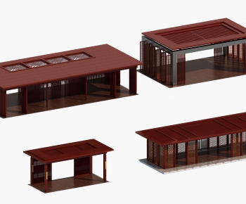 New Chinese Style Building Component-ID:221400981