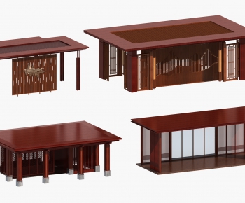 New Chinese Style Building Component-ID:975512032
