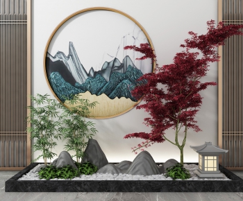 New Chinese Style Garden Landscape-ID:126034983