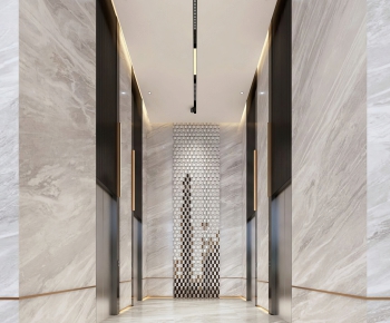 Modern Corridor/elevator Hall-ID:313536885