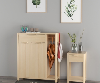 Nordic Style Shoe Cabinet-ID:346616036