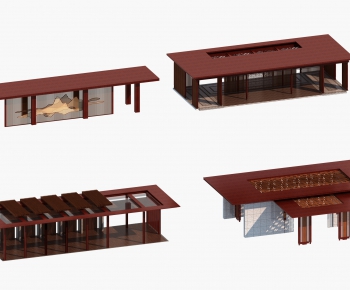 New Chinese Style Building Component-ID:420820951