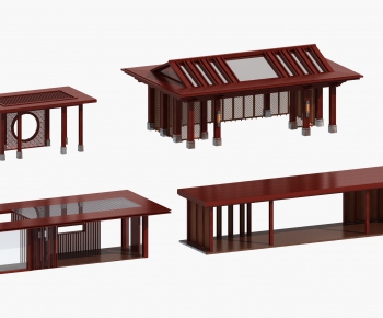 New Chinese Style Building Component-ID:515701066