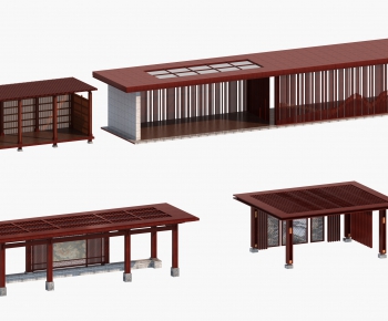 New Chinese Style Building Component-ID:858222012