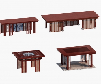 New Chinese Style Building Component-ID:587996011